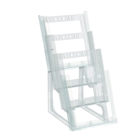 Azar Displays Four-tier Modular Bifold Brochure Holder, PK2 252307